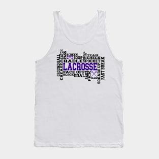 Ladies Lacrosse Wordy Tank Top